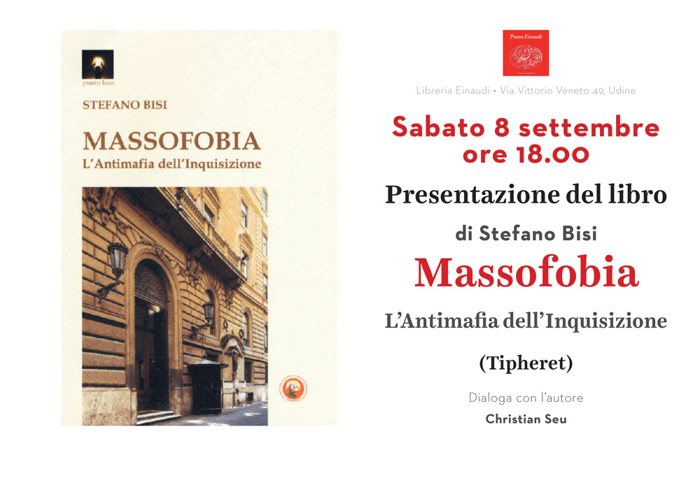 Invito Presentazione Massofobia Udine